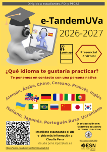 cartel e-TándemUVa ESPAÑOL nuevo cartel general